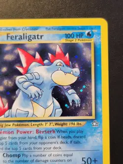 Pokemon Feraligatr Neo Genesis 1st Edition 4/111 NM - Image 5