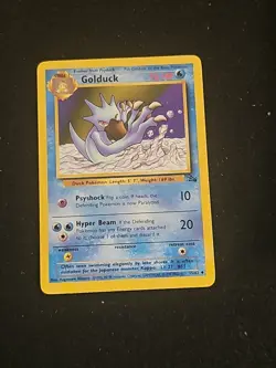Pokemon TCG Golduck Fossil 35/62 Regular 1999-2000 Wizards Uncommon - Image 1