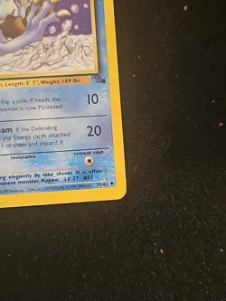 Pokemon TCG Golduck Fossil 35/62 Regular 1999-2000 Wizards Uncommon - Image 4