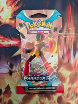2 Pokemon Sleeved Booster Packs Scarlet & Violet Paradox Rift - Image 1