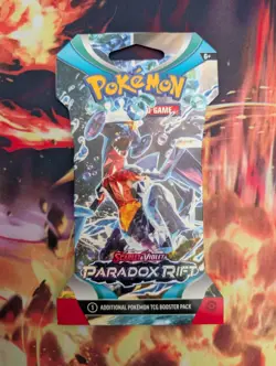 2 Pokemon Sleeved Booster Packs Scarlet & Violet Paradox Rift - Image 2