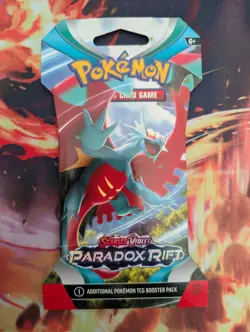 2 Pokemon Sleeved Booster Packs Scarlet & Violet Paradox Rift - Image 4