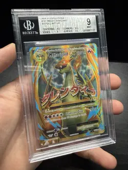 Pokemon TCG M Charizard EX Holo 101/108 Evolutions UR Full Art BGS 9 MINT ENG - Image 1