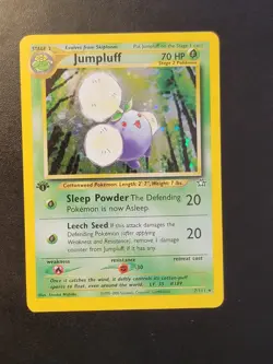 Jumpluff 1st Edition Holo 7/111 Neo Genesis Holo Pokemon TCG - Image 1