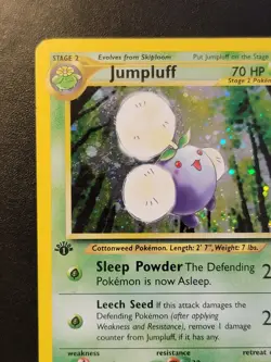 Jumpluff 1st Edition Holo 7/111 Neo Genesis Holo Pokemon TCG - Image 2