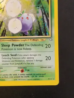 Jumpluff 1st Edition Holo 7/111 Neo Genesis Holo Pokemon TCG - Image 4