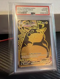 PSA 10 Gem Mint Pokemon Lost Origin PIkachu VMAX Full Art Secret #TG29/TG30✨ - Image 4