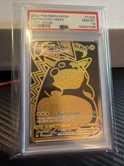 PSA 10 Gem Mint Pokemon Lost Origin PIkachu VMAX Full Art Secret #TG29/TG30✨ - Image 5