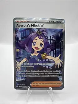 Acerola's Mischief Ultra Rare #165/132 Pokemon Mega Evolution - Image 1