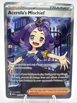 Acerola's Mischief Ultra Rare #165/132 Pokemon Mega Evolution - Image 2