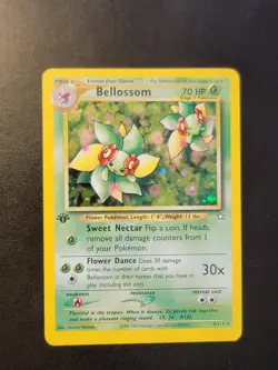 Pokemon TCG Bellossom Neo Genesis 3/111 Holo 1st Edition Holo Rare - Image 1