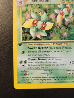 Pokemon TCG Bellossom Neo Genesis 3/111 Holo 1st Edition Holo Rare - Image 3