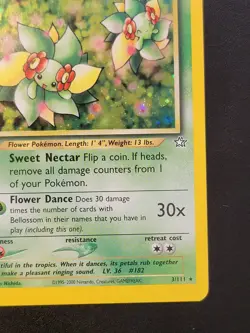 Pokemon TCG Bellossom Neo Genesis 3/111 Holo 1st Edition Holo Rare - Image 4