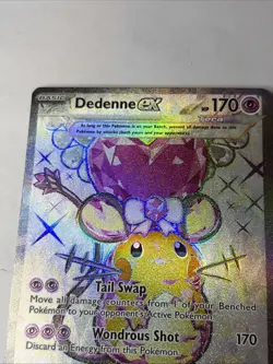 Pokemon Dedenne ex 239/193 Paldea Evolved Scarlet & Violet Ultra Rare Full Art - Image 3