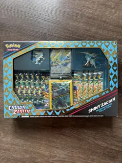 Pokemon Crown Zenith Shiny Zacian Premium Figure Collection - Image 1