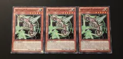 Yu-Gi-Oh! 3x Artefakt Failnaught, PRIO-DE013, Common, 1. Auflage, Deutsch, NM - Image 1