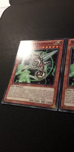 Yu-Gi-Oh! 3x Artefakt Failnaught, PRIO-DE013, Common, 1. Auflage, Deutsch, NM - Image 2