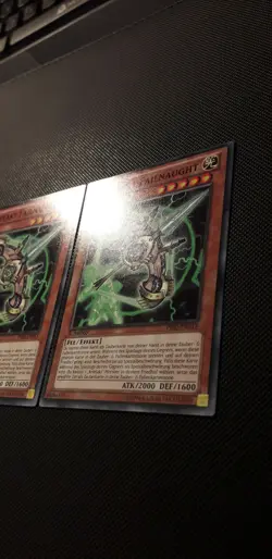 Yu-Gi-Oh! 3x Artefakt Failnaught, PRIO-DE013, Common, 1. Auflage, Deutsch, NM - Image 4