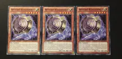 Yu-Gi-Oh! 3x Artefakt Achilleschild, PRIO-DE015, Common, 1. Auflage, Deutsch, NM - Image 1