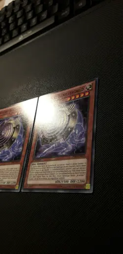 Yu-Gi-Oh! 3x Artefakt Achilleschild, PRIO-DE015, Common, 1. Auflage, Deutsch, NM - Image 4