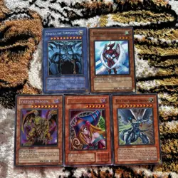 Yu-Gi-Oh! TCG promo lot Obelisk, Victory Dragon, Blue-Eyes Ultimate - Image 1