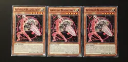 Yu-Gi-Oh! 3x Artefakt Beagalltach, PRIO-DE012, Common, 2. Auflage, Deutsch, NM - Image 1