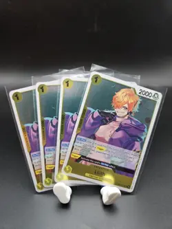 4x Lilith OP13-113 R Carrying on His Will One Piece Luffy Nami Zoro Sanji Usopp - Image 1