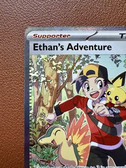 Ethan's Adventure 236/182 - SIR - Destined Rivals - Pokemon Card Mint - Image 2