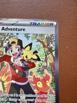 Ethan's Adventure 236/182 - SIR - Destined Rivals - Pokemon Card Mint - Image 3