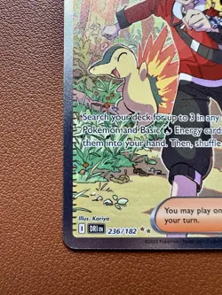 Ethan's Adventure 236/182 - SIR - Destined Rivals - Pokemon Card Mint - Image 5