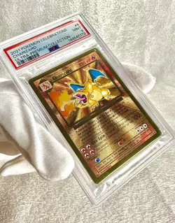 Metal Card Charizard PSA 9 MINT - 2021 Pokemon Celebrations Ultra Premium UPC #4 - Image 3