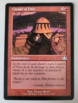 Citadel of Pain Prophecy Regular LP Lightly Played MTG - Image 1