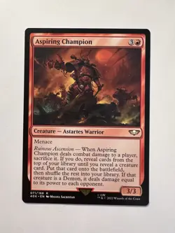 Aspiring Champion - MTG 40k Universes Beyond: Warhammer 40,000 - NM - Image 1