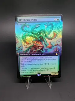 Mossborn Hydra (Extended Art) Foundations Foil MTG HP 0471 - Image 2