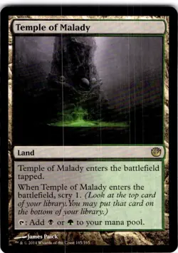 MTG Temple of Malady Journey Into Nyx Rare #165 - Image 1
