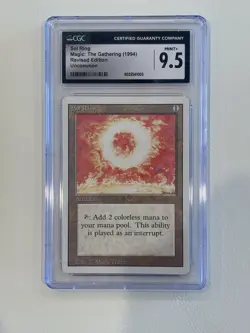 Mtg Sol Ring - Revised Edition - 1994 CGC 9.5 MINT+ - Uncommon - Image 1