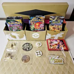 Charizard UPC Pokemon Sword And Shield Opened NO PROMOS 15 Opened Packs+Hits 820650851117 - Image 3
