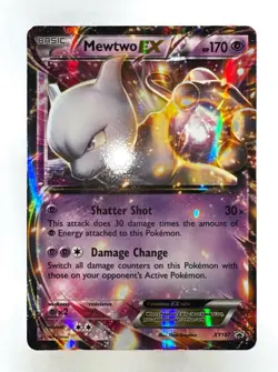 Pokemon TCG Mewtwo EX XY107 Black Star Promo Foil Holo XY English - Image 1