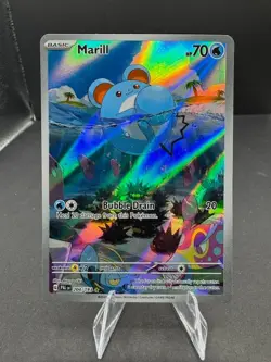 Marill 204/193 Illustration Rare Pokemon Paldea Evolved NM - Image 1