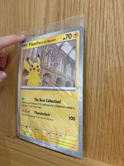 Pokemon TCG Promo Oversized Card - Pikachu at the Museum (Sealed) - UK - Image 2