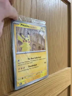 Pokemon TCG Promo Oversized Card - Pikachu at the Museum (Sealed) - UK - Image 3