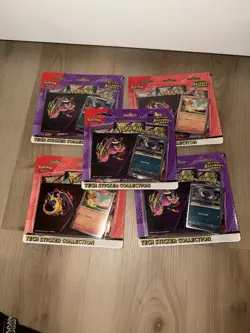 Pokemon TCG Ascended Heroes Tech Sticker Collection x5 - Image 1