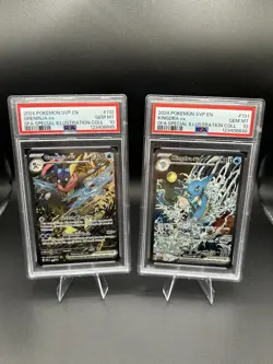Pokemon Sequential PSA 10 Greninja Ex 132 Promo + Kingdra Ex 131 Promo - Image 1