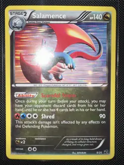 Pokemon Rayquaza 11/20 Salamence Axew Fraxure Holo Rare Dragon Vault 2012 Cards - Image 4