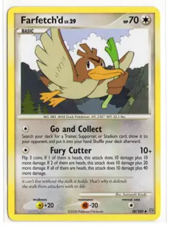 2008 Pokemon Farfetch'd Diamond Pearl Stormfront 38 - Image 1