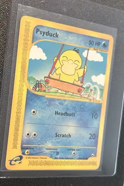 Pokemon Psyduck Aquapolis 104/147 2002 E Reader Mint/NM Never Played - Image 3