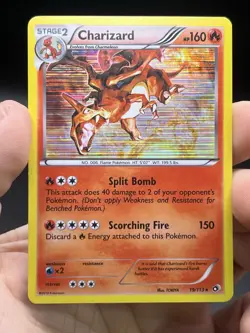 Charizard Legendary Treasures Holo Rare 19/113 Pokemon English NM - Image 3
