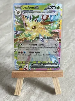 Pokemon TCG Leafeon ex 006/131 Sv: Prismatic Evolutions Holo (English) - NM - Image 1