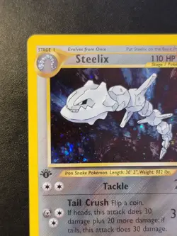 Pokemon TCG Steelix Neo Genesis 1st Edition Holo Rare Card - Image 2