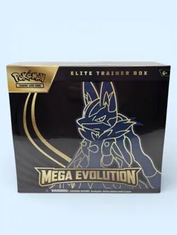 Pokemon TCG Mega Evolution Lucario Elite Trainer Box (ETB) | Factory Sealed New - Image 1